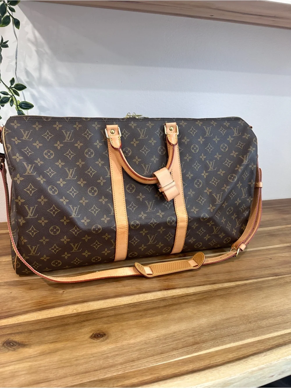 LOUIS VUITTON BANDOULIERE 55 MONOGRAM CANVAS - Picture 3 of 16